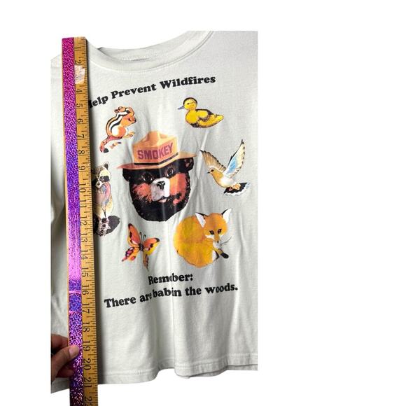 Smokey Bear “Help Prevent Wildfires” Tee Size S | Official Licensee Jerry Leigh - Picture 6 of 8